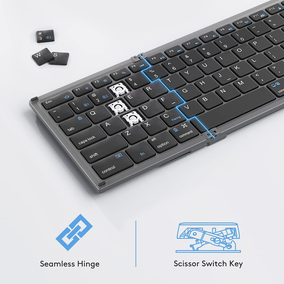 Foldable Bluetooth Keyboard wi - Gaming Keyboard Budget recension och pris