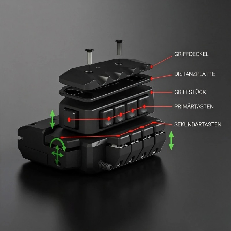 One Handed Joystick Game Keybo - Gaming Keyboard Half recension och pris