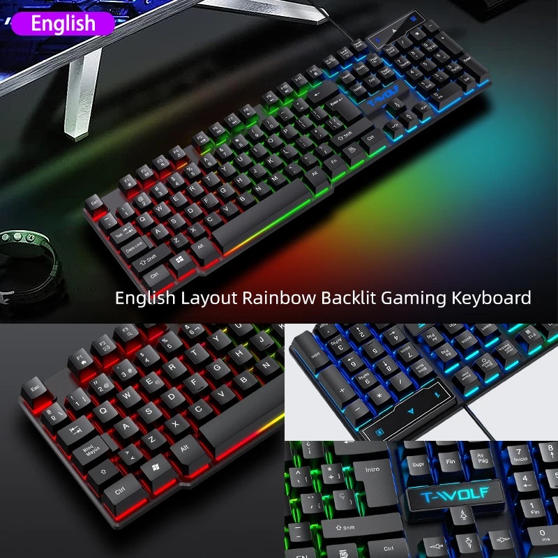 5-in-1 Set Gaming Combo Keyboa - Gaming Keyboard Mouse Set recension och pris