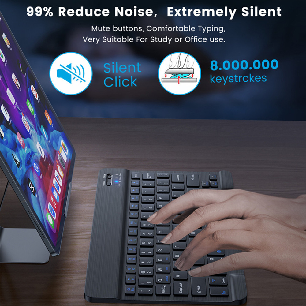 10 lnch Wireless  Bluetooth Mi - Gaming Keyboard And Mouse Wireless recension och pris