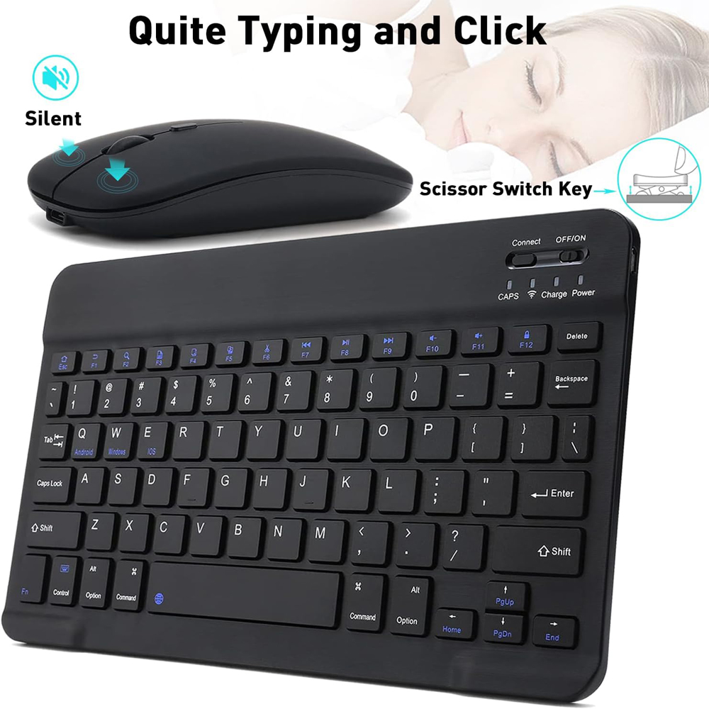 10 lnch Wireless  Bluetooth Mi - Gaming Keyboard And Mouse Wireless recension och pris
