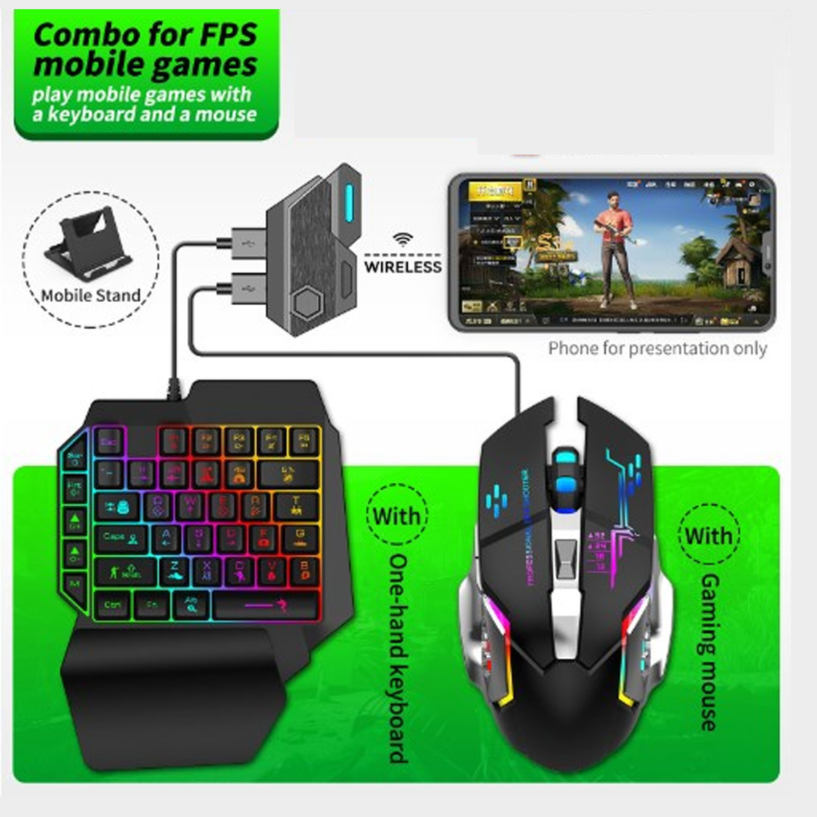 Mobile Game Combo Pack Bluetoo - Gaming Keyboard Mobile recension och pris