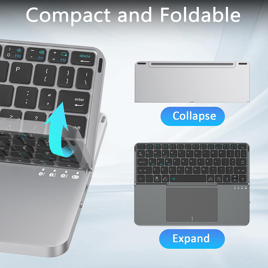 Jomaa Folding Wireless Keyboar - Gaming Keyboard Mobile recension och pris