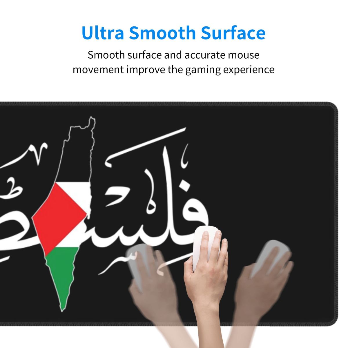 Large Mouse Pad Palestinie Ara - Gaming Keyboard Name recension och pris