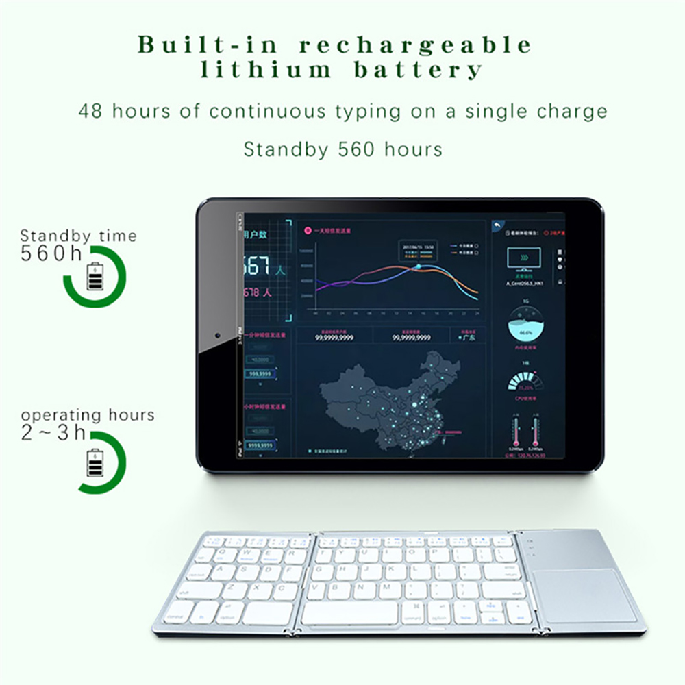 Portable Foldable Folding Keyb - Gaming Keyboard Budget recension och pris
