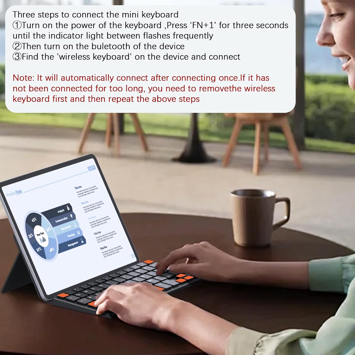 Foldable Wireless Keyboard for - Gaming Keyboard Mobile recension och pris