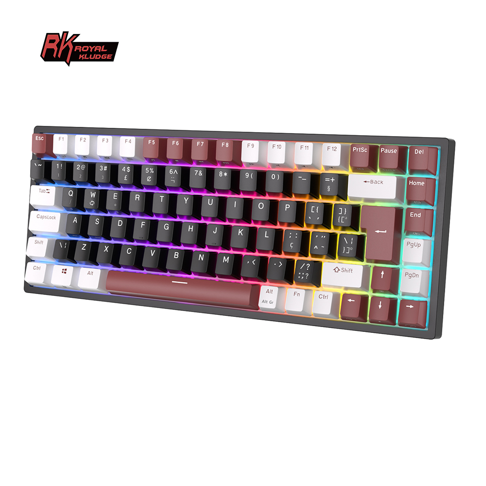 RK84 RK ROYAL KLUDGE Brazilian - Gaming Keyboard Budget recension och pris