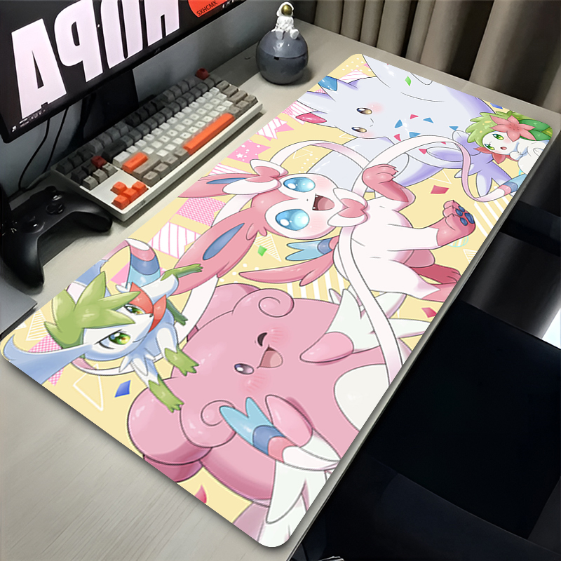 Large Pink Cute Mousepad XXL G - Gaming Keyboard Best recension och pris