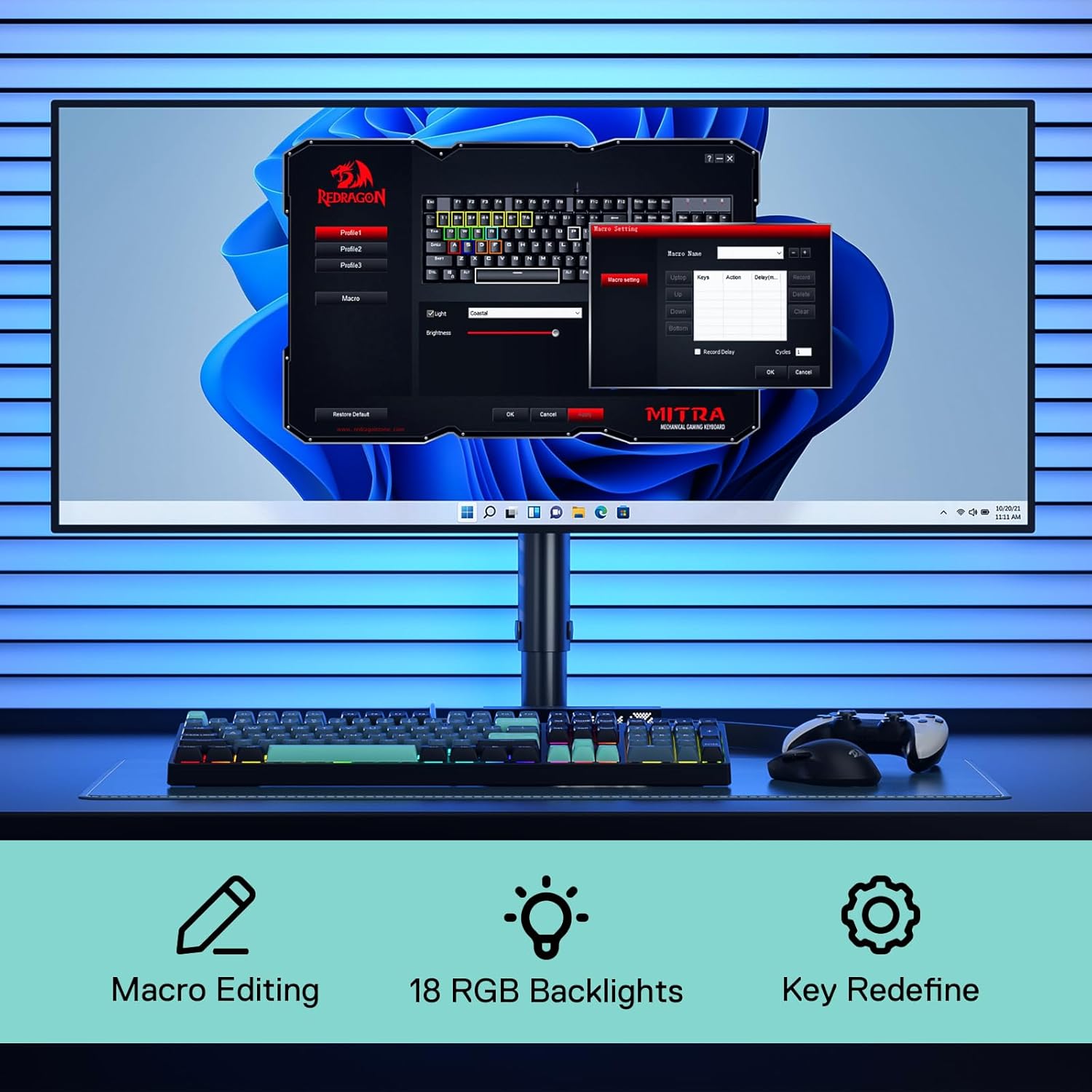 Redragon K582 SE Wired RGB 104 - Gaming Keyboard Mobile recension och pris