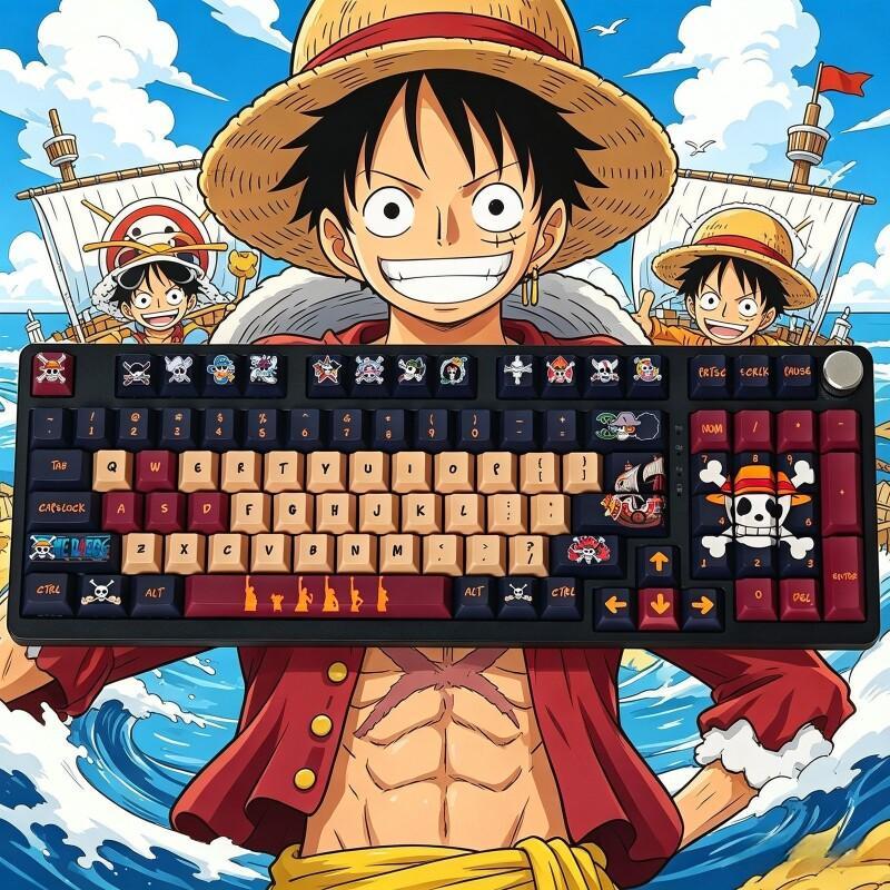 BANDAI One Piece Monkey D. Luf - Gaming Keyboard Theme recension och pris