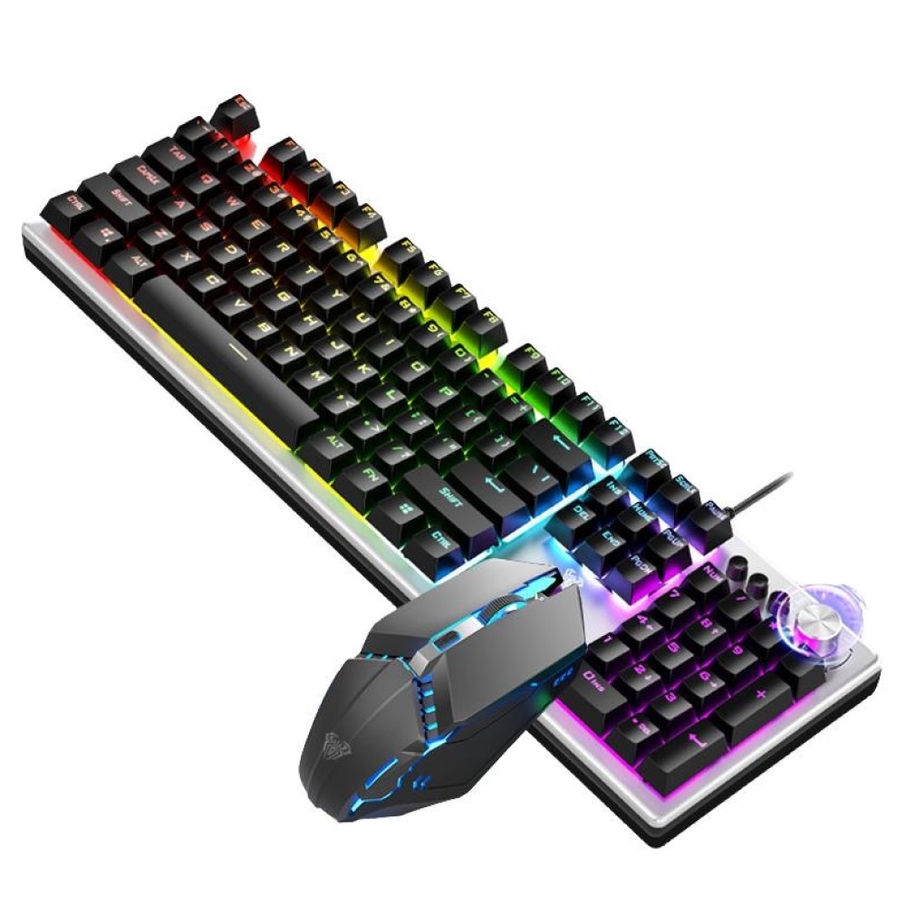 AULA Wired Gaming Keyboard and - Gaming Keyboard Mouse Set recension och pris