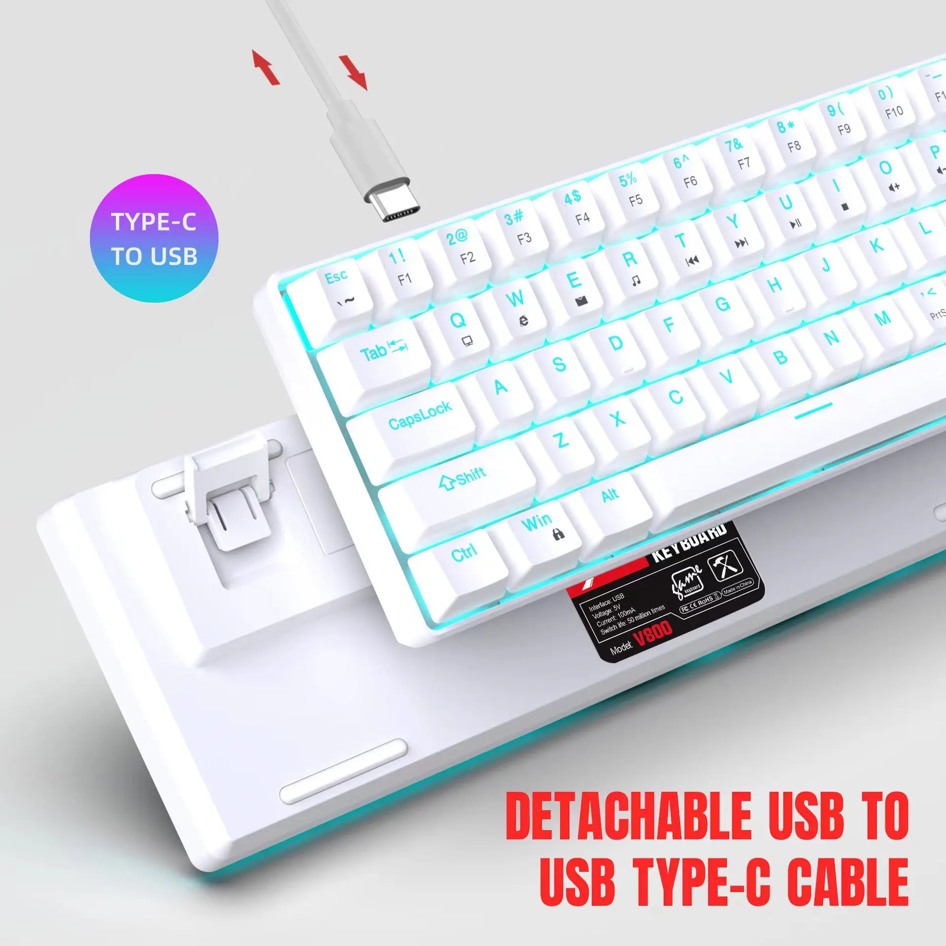 Mechanical Keyboard Gaming 60% - Gaming Keyboard Budget recension och pris